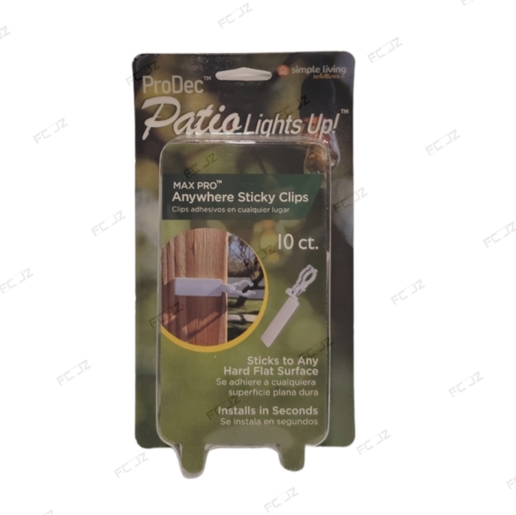 Simple Living Solutions: ProDec, Max Pro Anywhere Sticky Clips, 10ct - NEW - Picture 2 of 5